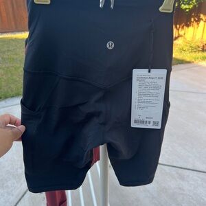 lululemon Align Short 6” with three pockets -BLACK